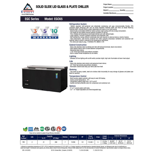 Spec Sheet