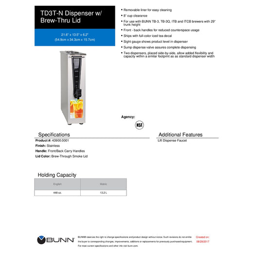 Spec Sheet