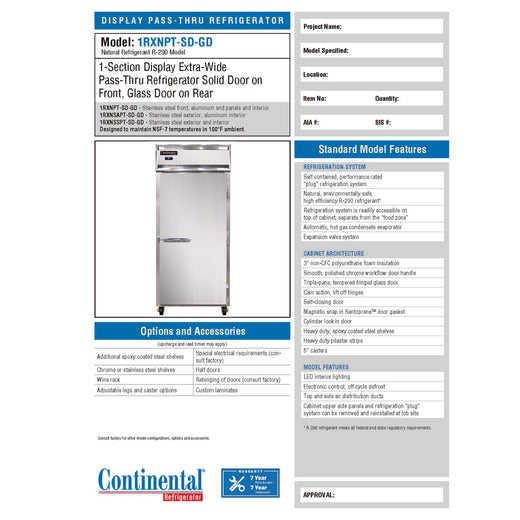 Spec Sheet