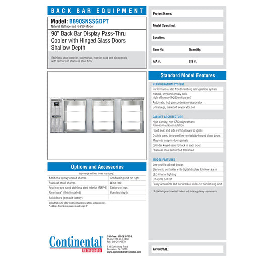 Spec Sheet