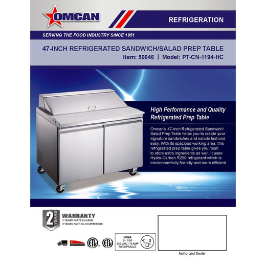 Spec Sheet