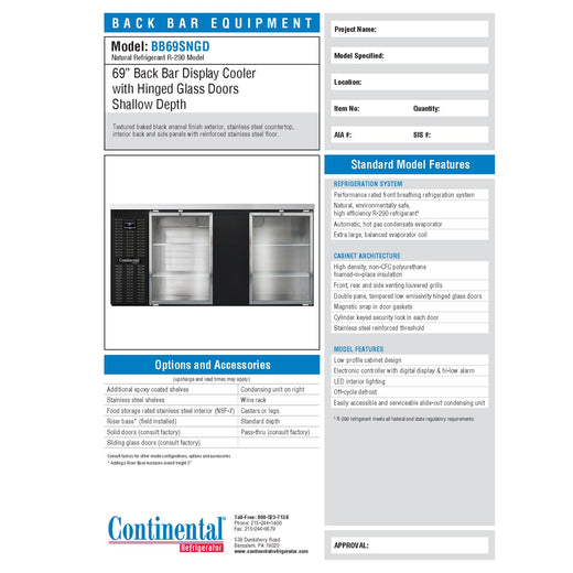Spec Sheet