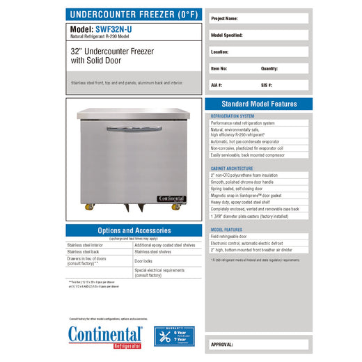 Spec Sheet