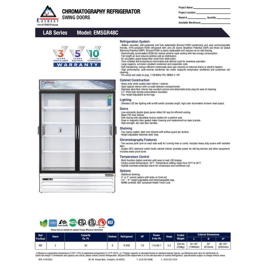 Spec Sheet
