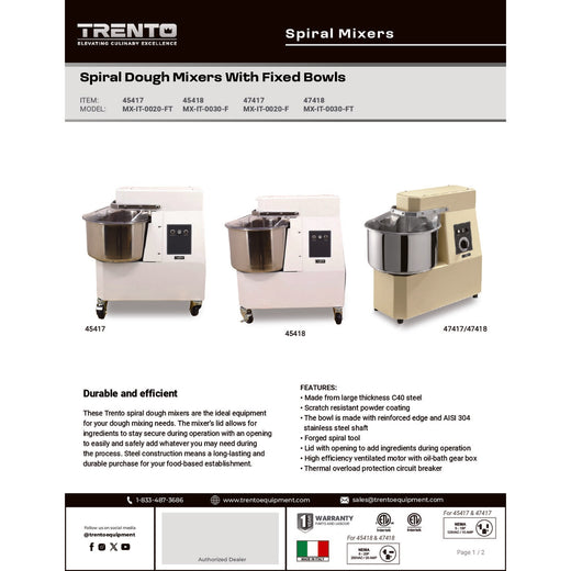 Spec Sheet