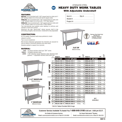 Spec Sheet