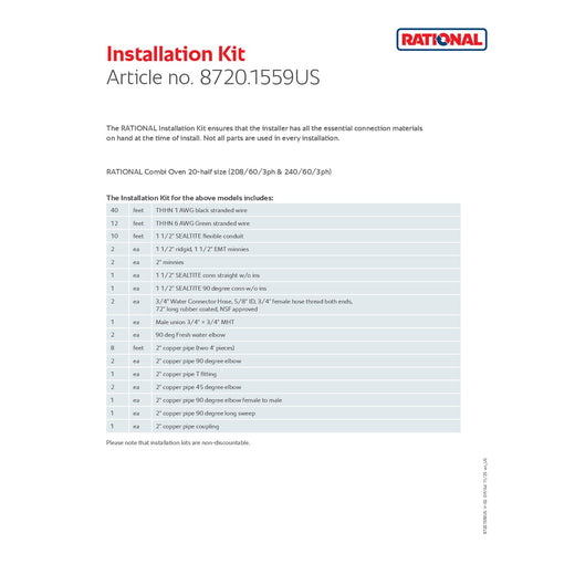 Spec Sheet