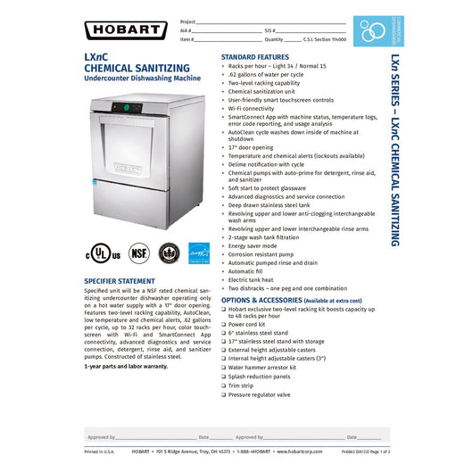 Spec Sheet