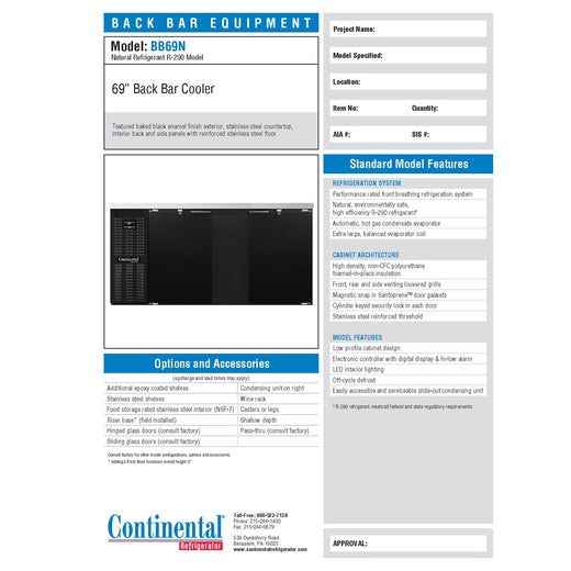 Spec Sheet