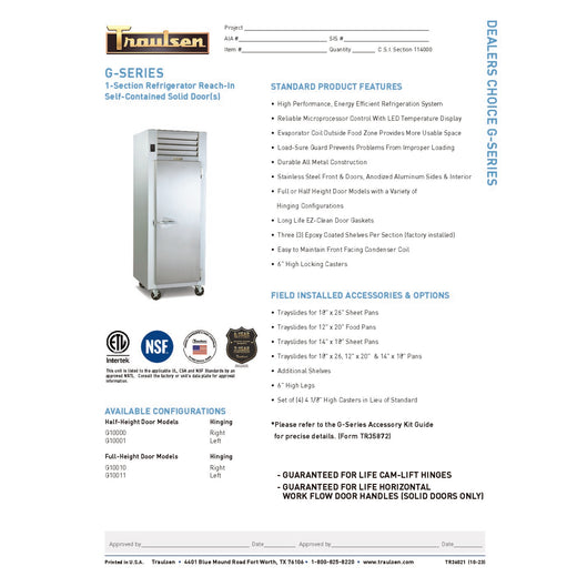 Spec Sheet