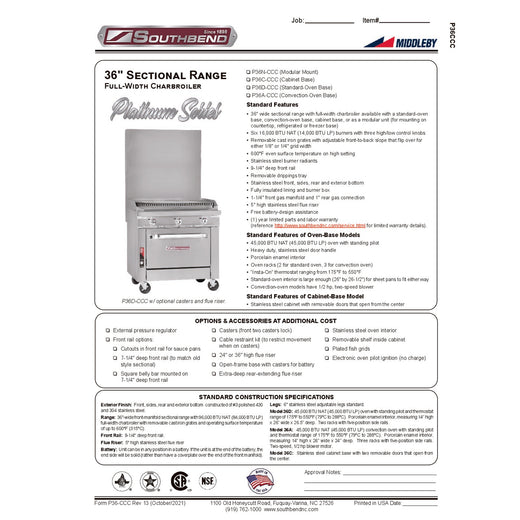 Spec Sheet