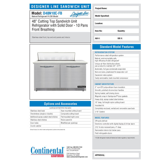 Spec Sheet