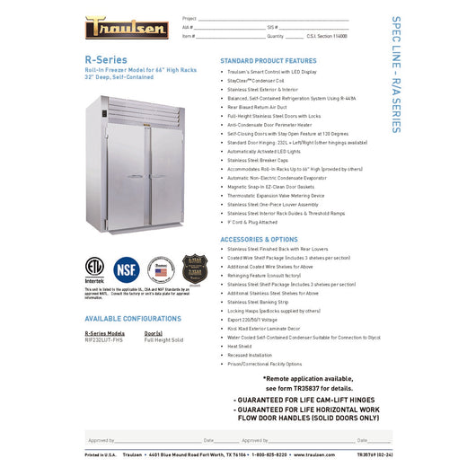 Spec Sheet