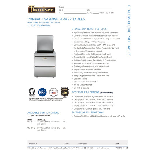 Spec Sheet