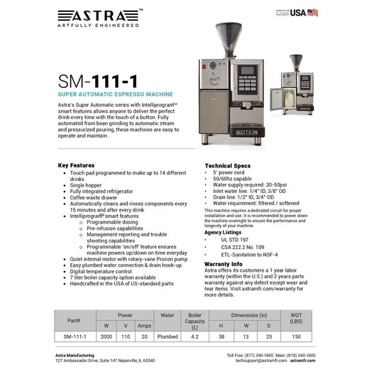 Spec Sheet