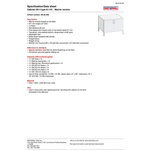 Spec Sheet