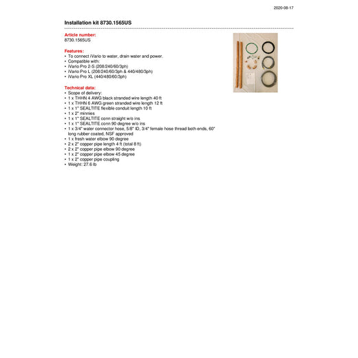 Spec Sheet