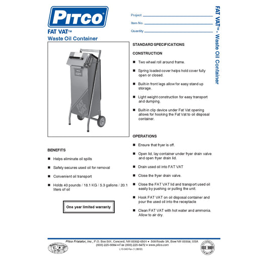 Spec Sheet