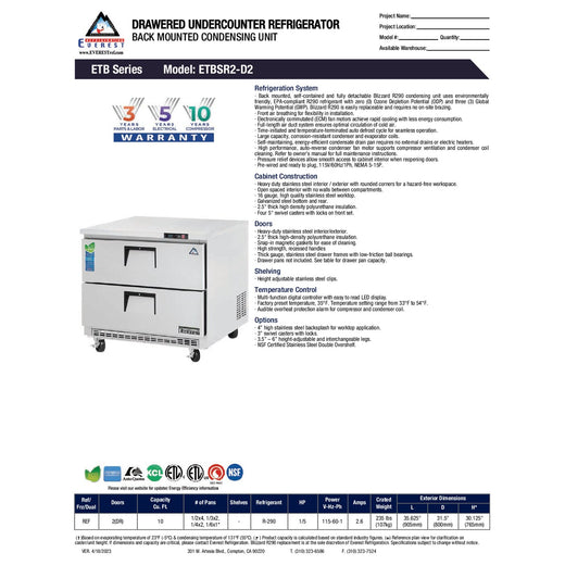 Spec Sheet