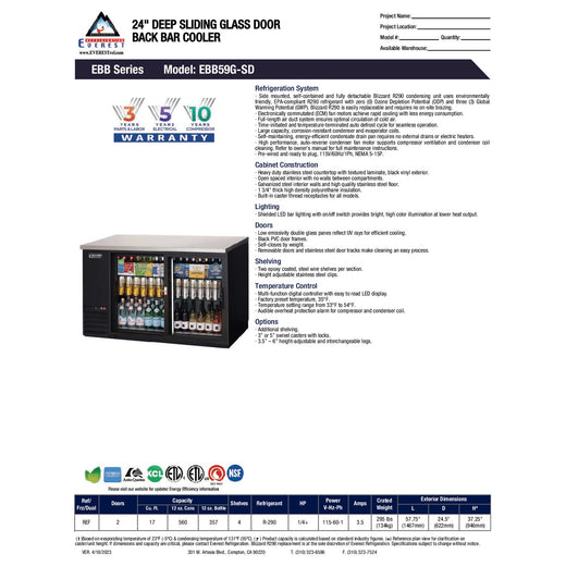 Spec Sheet