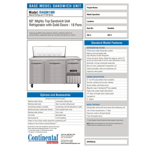 Spec Sheet
