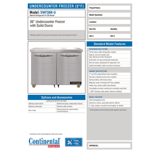 Spec Sheet