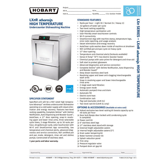 Spec Sheet