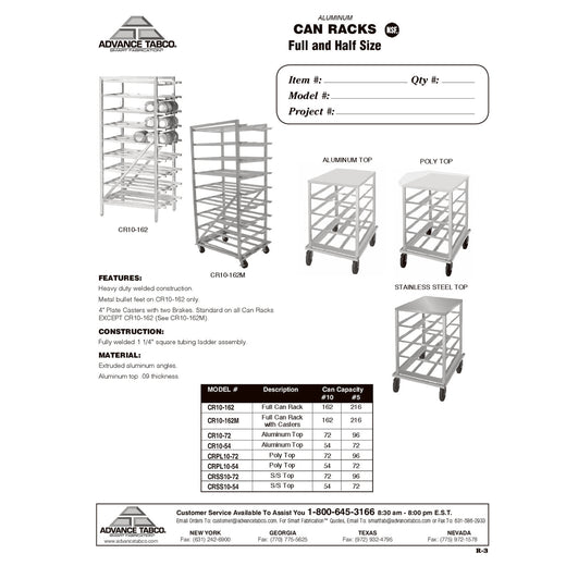 Spec Sheet