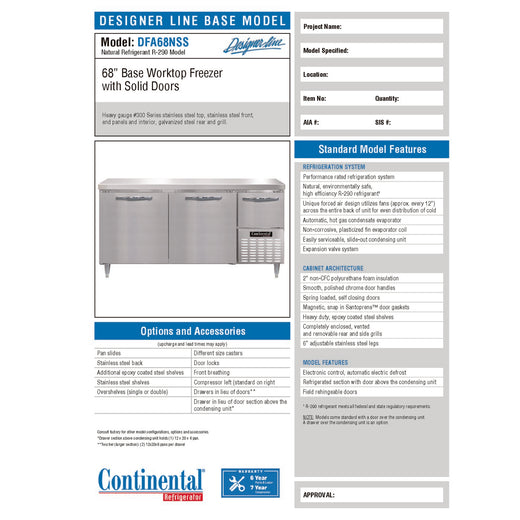 Spec Sheet