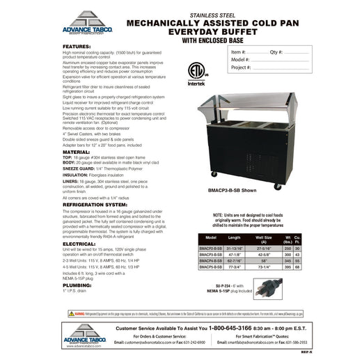 Spec Sheet