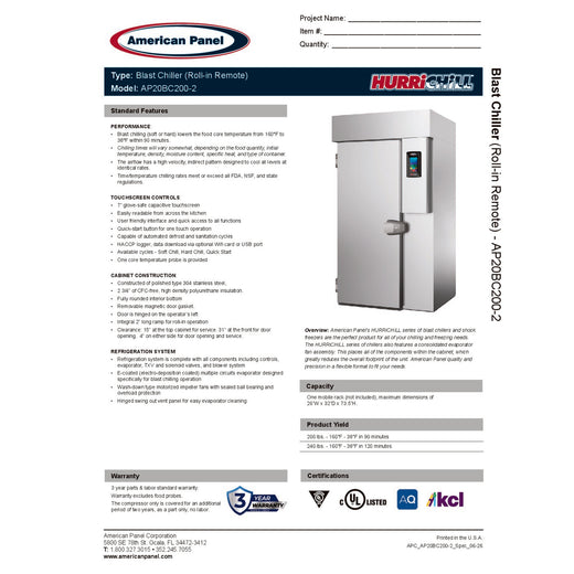 Spec Sheet
