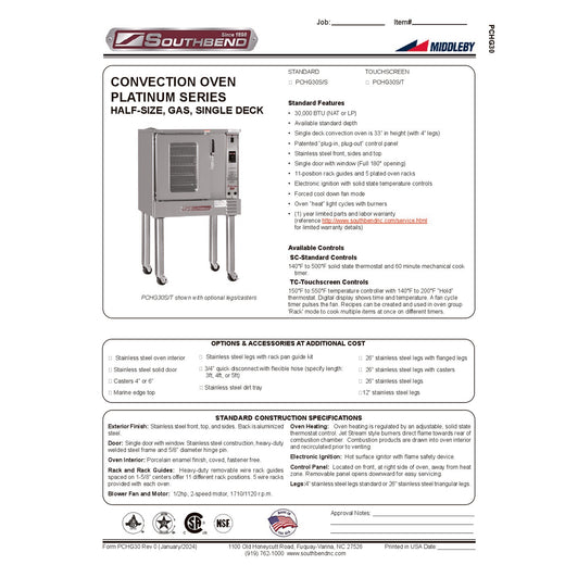 Spec Sheet