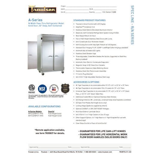 Spec Sheet