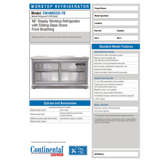 Spec Sheet