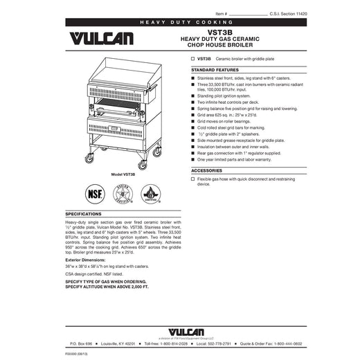 Spec Sheet