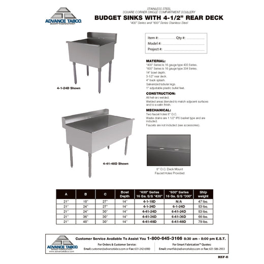 Spec Sheet