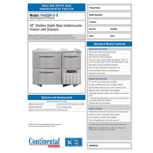 Spec Sheet