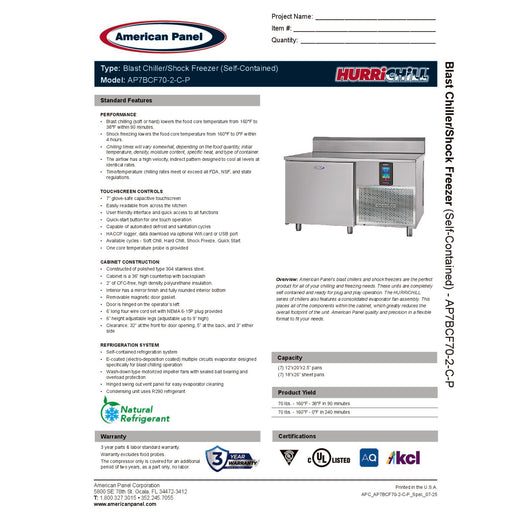 Spec Sheet