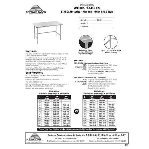 Spec Sheet