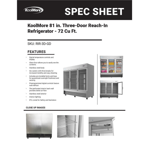 Spec Sheet