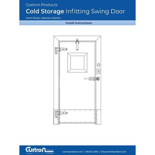 Curtron Swing Door Installation Instructions