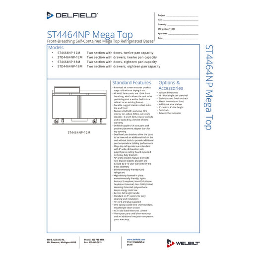 Spec Sheet