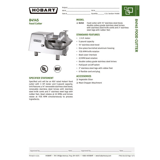 Spec Sheet