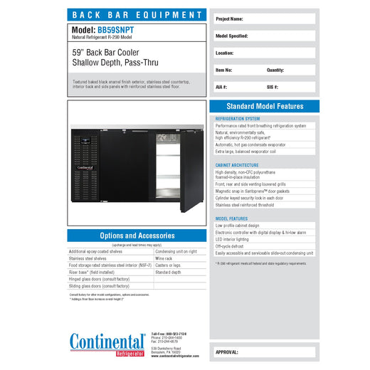 Spec Sheet