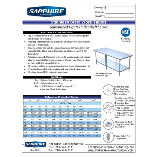 Spec Sheet
