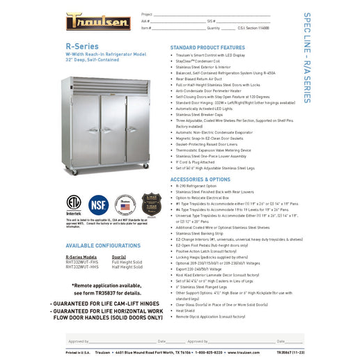Spec Sheet