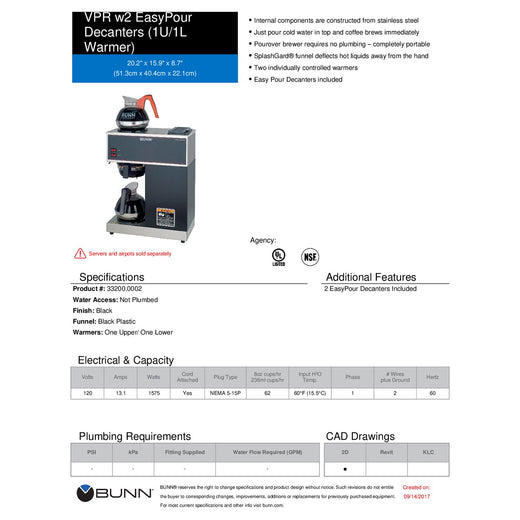 Spec Sheet