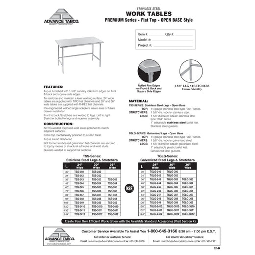 Spec Sheet