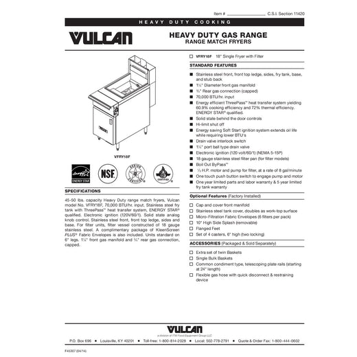 Spec Sheet