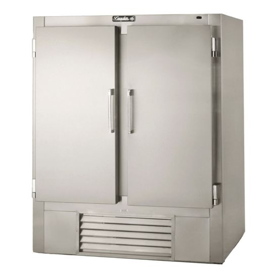 Leader NFR54 54" Stainless Steel Reach-In Freezer, 2 Solid Door